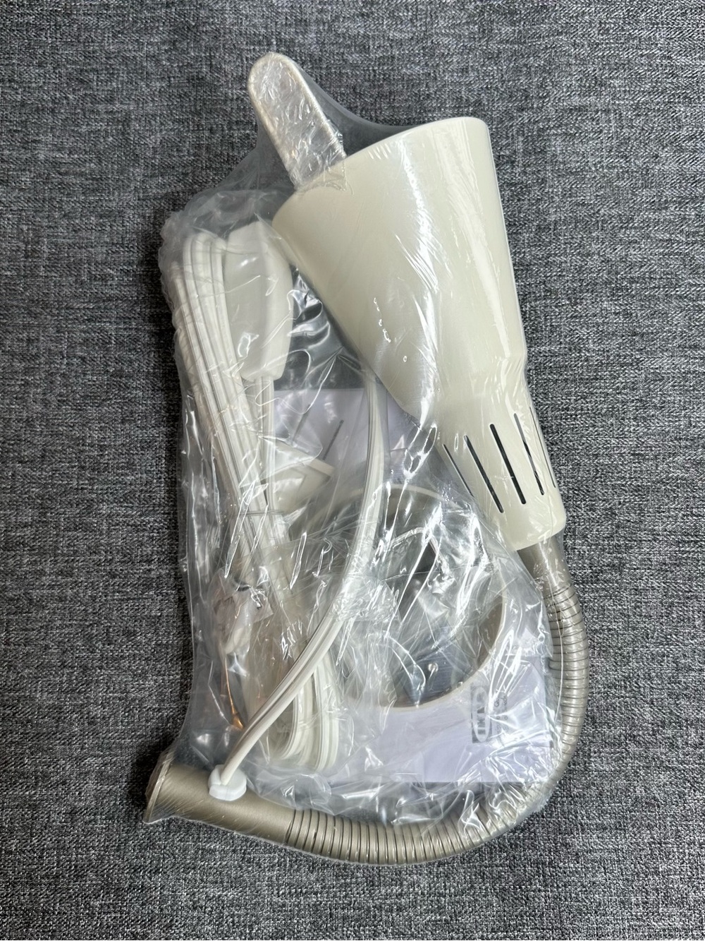 NEW VTG IKEA Kvart Lamp Wall or Clamp 800.948.01 Marianne Knut Hagberg Beige 90s